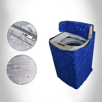 Waterproof Washing Machine Cover - Water Bubble Pattern