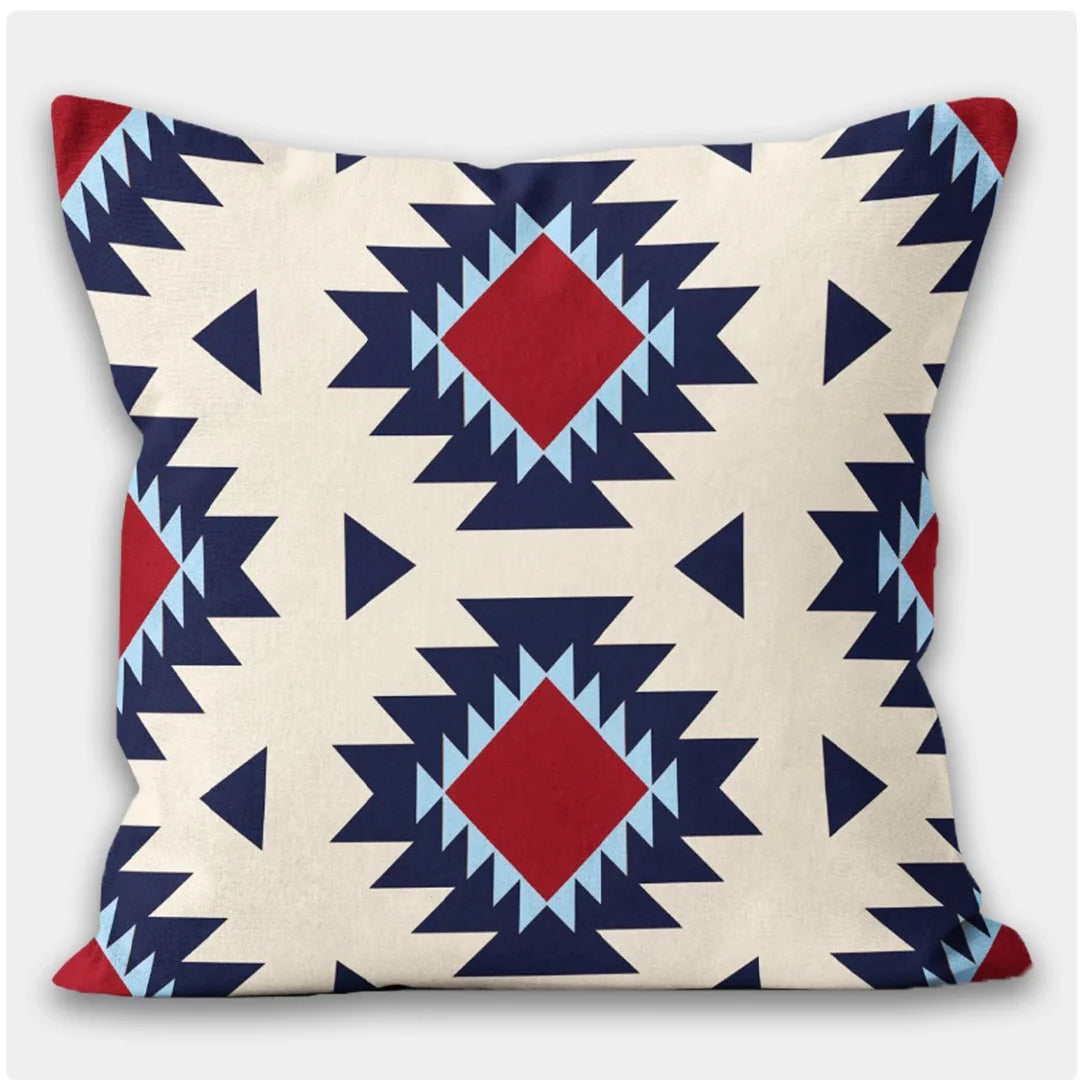 Aztec Pattern Cushion Cover (Pack of 4)