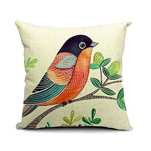 Colorful Sparrows Cushion Covers Pack of 5