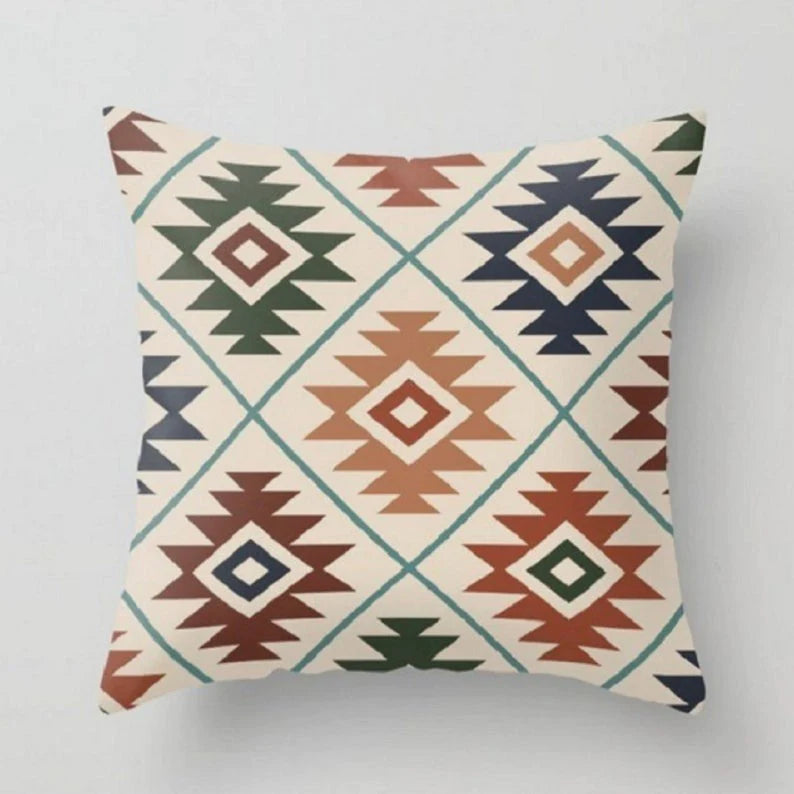 TERRACOTTA SOUTHWESTERN CUSHION COVER (PACK OF 5)