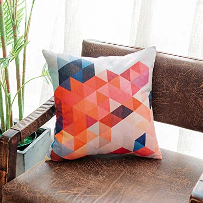 POLYGONAL CUSHION COVERS (PACK OF 4)